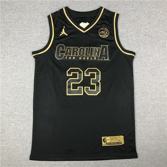 michael jordan black and gold jersey